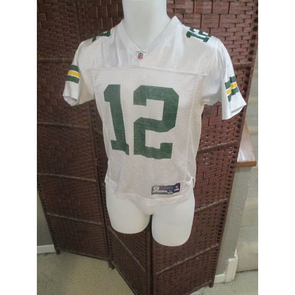 Reebok Aaron Rodgers Green Bay Packers Football Jersey Youth Medium